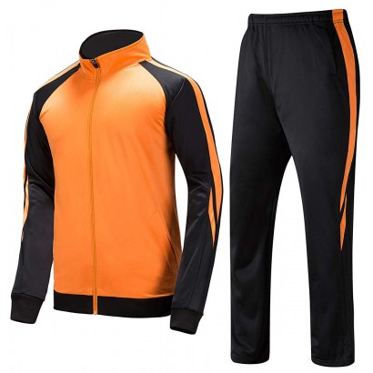 Tracksuit Long Sleeve Full-Zip Running Jogging Sports Jacket and Pants